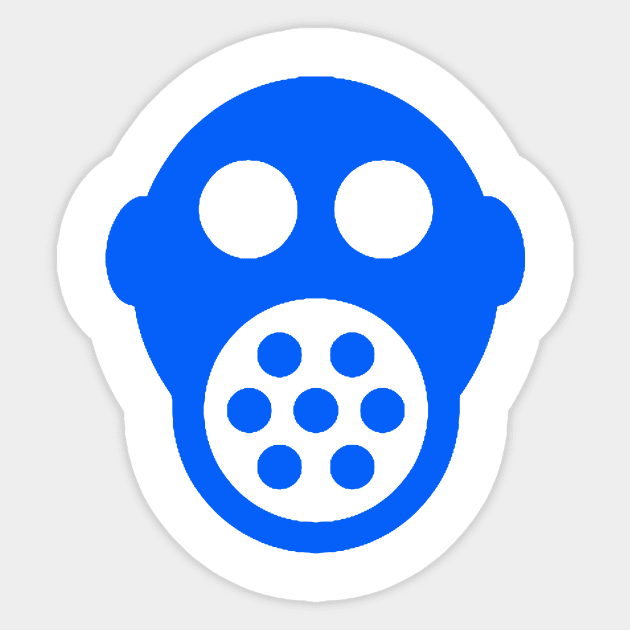 blue mask Sticker by Black mask brand